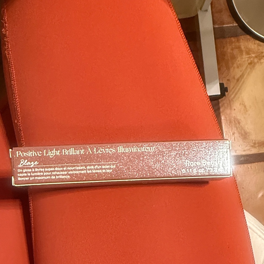 NWT Rare Beauty Positive Light Lip Gloss in BLAZE